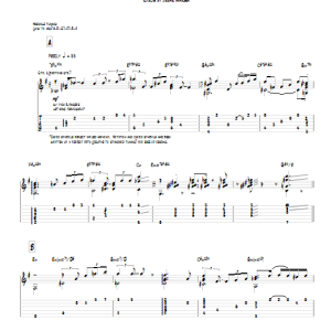 Pat Metheny 'Round Midnight Musik Noten - Guitar Tab - 96740-0