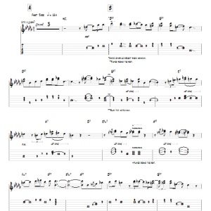 Pat Metheny Tears Inside Musik Noten - Guitar Tab - 65704-0