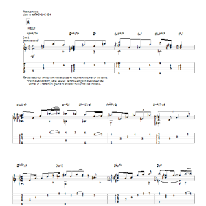 Pat Metheny The Night Becomes You Musik Noten - Guitar Tab - 88281-0