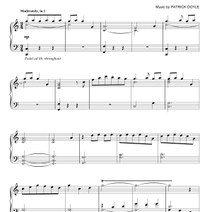 Patrick Doyle A Golden Childhood Musik Noten - Easy Piano - 160074-0