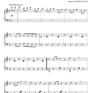Patrick Doyle La Polka De Paris Musik Noten - Piano Solo - 158936-0