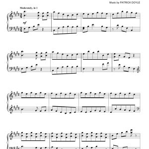 Patrick Doyle Life And Laughter Musik Noten - Piano Solo - 158937-0