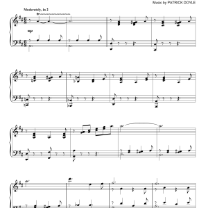 Patrick Doyle Rich Beyond Reason Musik Noten - Piano Solo - 158934-0