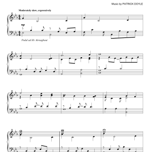 Patrick Doyle The First Branch Musik Noten - Piano Solo - 158941-0