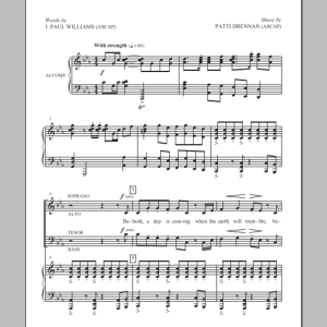 Patti Drennan Behold, A Day Is Coming Musik Noten - SATB Choir - 154180-0