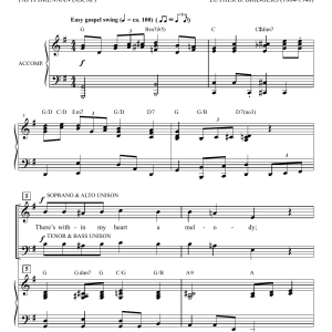Patti Drennan He Keeps Me Singing Musik Noten - SATB Choir - 159556-0