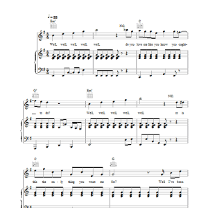 Paul And Linda McCartney Long Haired Lady Musik Noten - Piano, Vocal & Guitar Chords - 26898-0
