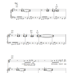 Paul Brady Walk The White Line Musik Noten - Piano, Vocal & Guitar Chords - 38308-0