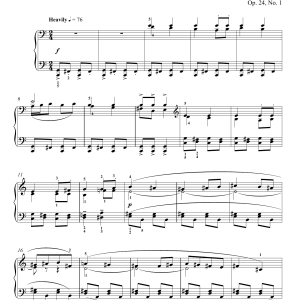 Paul Creston Rustic Dance Musik Noten - Piano Solo - 158322-0