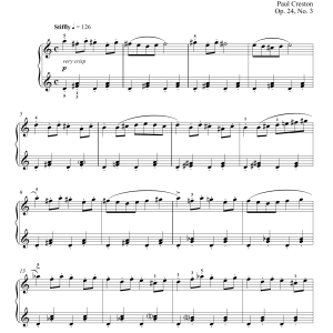 Paul Creston Toy Dance Musik Noten - Piano Solo - 158161-0