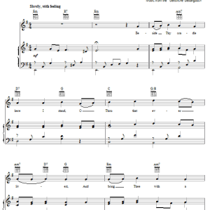 Paul Gerhardt Beside Thy Cradle Here I Stand Musik Noten - Piano, Vocal & Guitar Chords - 24562-0