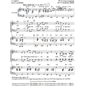 Paul Langford I've Got The World On A String Musik Noten - SATB Choir - 78032-0