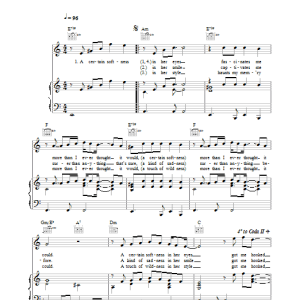 Paul McCartney A Certain Softness Musik Noten - Piano, Vocal & Guitar Chords - 32888-0