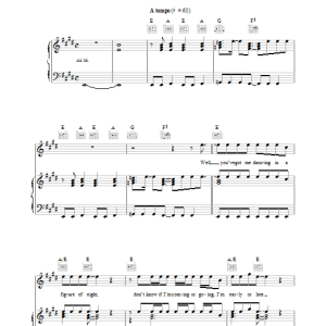 Paul McCartney Figure Of Eight Musik Noten - Piano, Vocal & Guitar Chords - 34031-0
