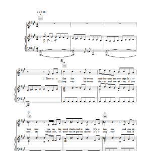 Paul McCartney Fine Line Musik Noten - Piano, Vocal & Guitar Chords - 32883-0