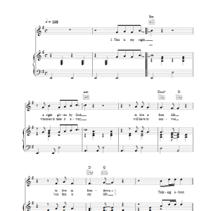 Paul McCartney Freedom Musik Noten - Piano, Vocal & Guitar Chords - 33979-0