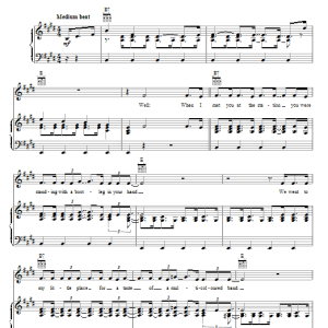 Paul McCartney Hi Hi Hi Musik Noten - Guitar Chords/Lyrics - 100189-0