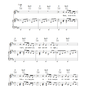Paul McCartney Little Willow Musik Noten - Piano, Vocal & Guitar Chords - 34013-0