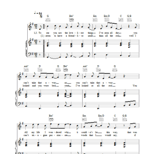 Paul McCartney Loveliest Thing Musik Noten - Piano, Vocal & Guitar Chords - 26931-0