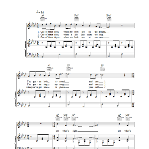 Paul McCartney One Of These Days Musik Noten - Piano, Vocal & Guitar Chords - 26937-0