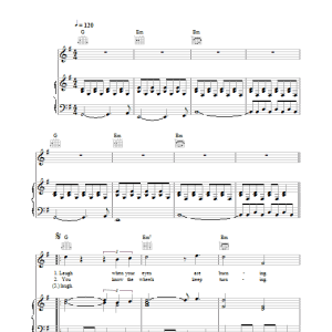 Paul McCartney Too Much Rain Musik Noten - Piano, Vocal & Guitar Chords - 32887-0