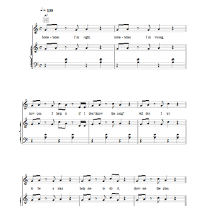 Paul McCartney Try Not To Cry Musik Noten - Piano, Vocal & Guitar Chords - 34373-0