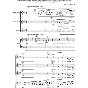 Paul Mealor Wherever You Are Musik Noten - Guitar Chords/Lyrics - 119146-0