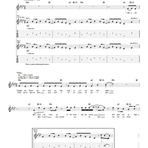 Paul Revere & The Raiders Kicks Musik Noten - Guitar Tab - 25094-0