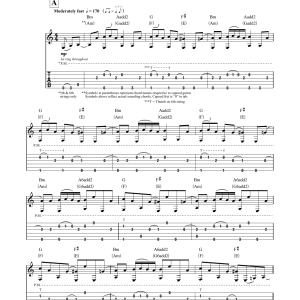 Paul Simon Anji Musik Noten - Guitar Tab - 77791-0
