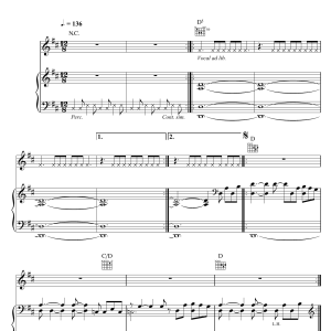 Paul Simon Dazzling Blue Musik Noten - Piano, Vocal & Guitar Chords - 108328-0