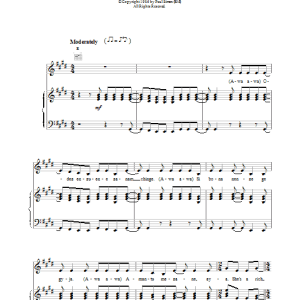 Paul Simon Diamonds On The Soles Of Her Shoes Musik Noten - Piano, Vocal & Guitar Chords - 17426-0