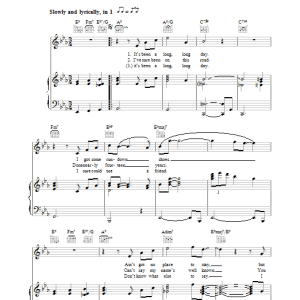 Paul Simon Long, Long Day Musik Noten - Piano, Vocal & Guitar Chords - 35278-0