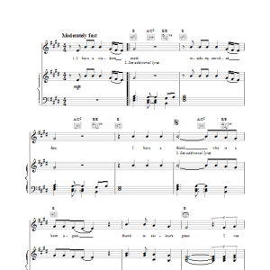 Paul Simon Señorita with a Necklace of Tears Musik Noten - Piano, Vocal & Guitar Chords - 17991-0