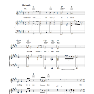 Paul Simon Some Folks' Lives Roll Easy Musik Noten - Piano, Vocal & Guitar Chords - 35421-0