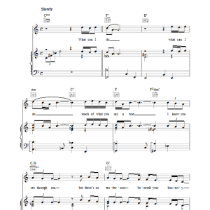 Paul Simon Tenderness Musik Noten - Piano, Vocal & Guitar Chords - 35668-0
