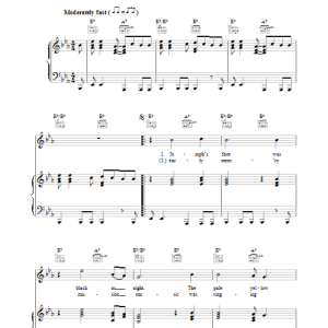 Paul Simon Under African Skies Musik Noten - Piano, Vocal & Guitar Chords - 35878-0