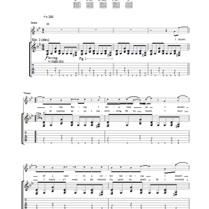 Paul Weller Call Me No. 5 Musik Noten - Guitar Tab - 22950-0