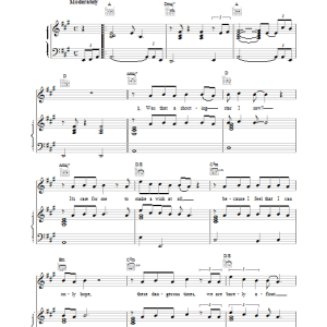 Paul Weller Moon on Your Pyjamas Musik Noten - Piano, Vocal & Guitar Chords - 15089-0