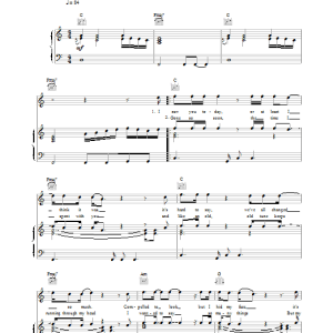 Paul Weller Time Passes Musik Noten - Piano, Vocal & Guitar Chords - 25060-0