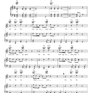 Paul Westerberg Waiting For Somebody Musik Noten - Piano, Vocal & Guitar Chords - 171075-0