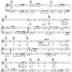 Paula Abdul Straight Up Musik Noten - Piano, Vocal & Guitar Chords - 57787-0