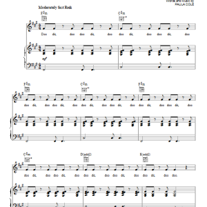 Paula Cole Where Have All The Cowboys Gone? Musik Noten - Piano, Vocal & Guitar Chords - 16315-0
