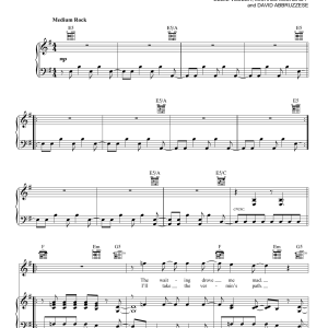 Pearl Jam Corduroy Musik Noten - Guitar Tab - 174131-0