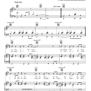Pearl Jam Immortality Musik Noten - Piano, Vocal & Guitar Chords - 170182-0