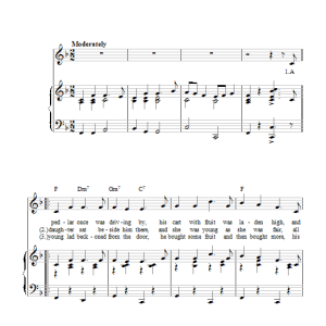 Peggy Lee Apples, Peaches And Cherries Musik Noten - Piano, Vocal & Guitar Chords - 104201-0