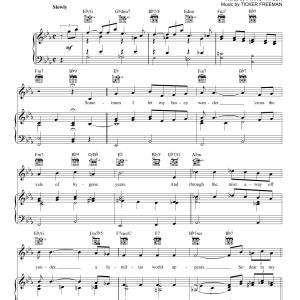 Peggy Lee So Dear To My Heart Musik Noten - Piano, Vocal & Guitar Chords - 56762-0
