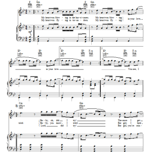 Pentatonix Natural Disaster Musik Noten - Piano, Vocal & Guitar Chords - 153555-0