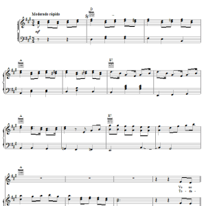 Pepe Aguilar Salado Musik Noten - Piano, Vocal & Guitar Chords - 50361-0