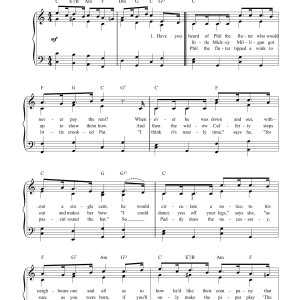 Percy French Phil The Fluter Musik Noten - Piano, Vocal & Guitar Chords - 17384-0