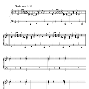Perez Prado Mambo No. 8 Musik Noten - Piano Solo - 107094-0
